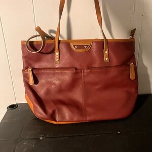 Tignanello Genuine Leather Shoulder Bag